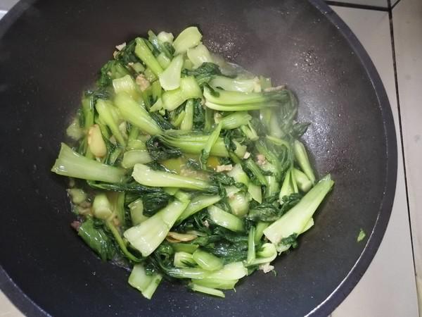 肉沫青菜的做法-家常味炒菜譜