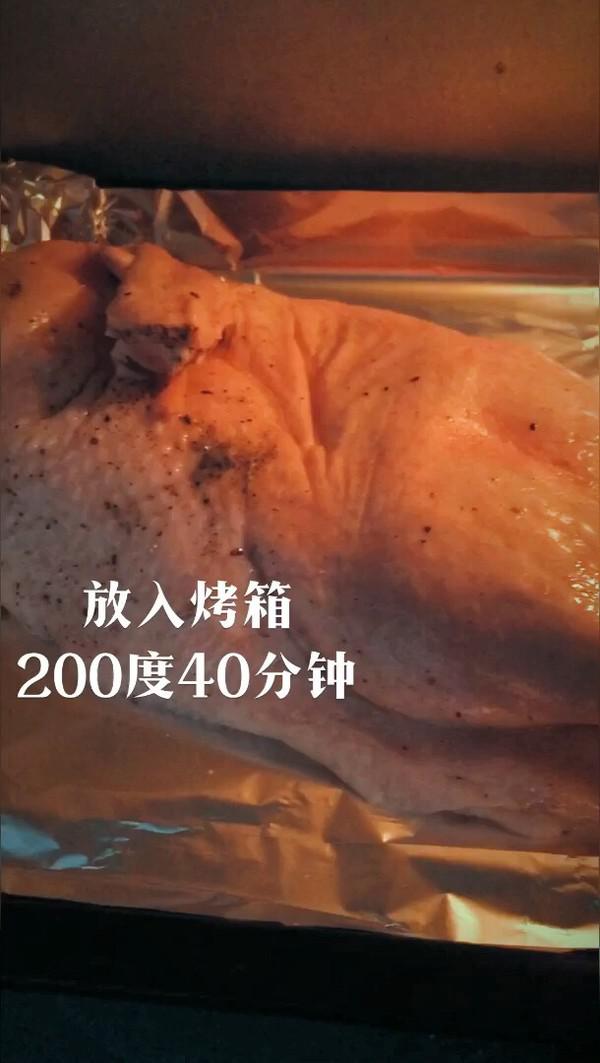 香烤半片鴨的做法-家常味烤菜譜