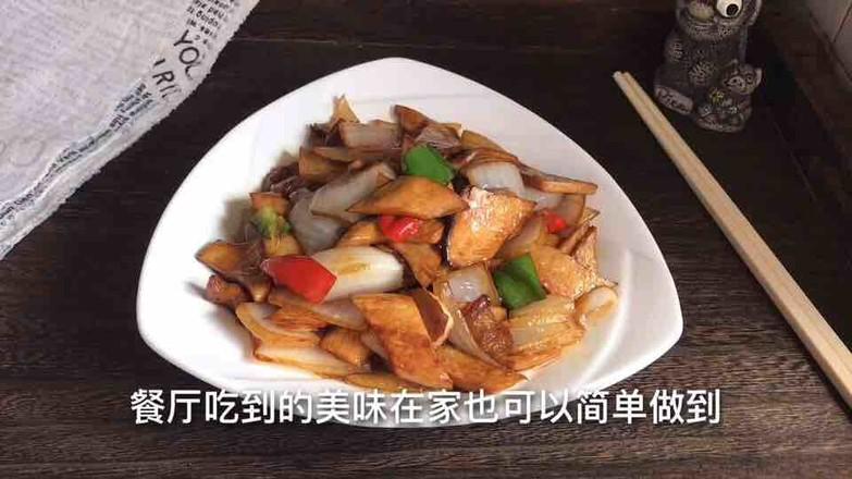 小炒杏鮑菇的做法-家常味炒菜譜