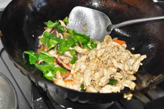 茶油籽油香菇雞片的做法-咸鮮味炒菜譜