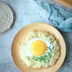 美味鳥巢蛋的做法-家常味煎菜譜