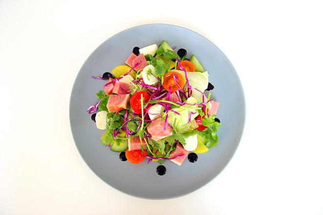 黑醋鴨胸色拉的做法-咸鮮味拌菜譜