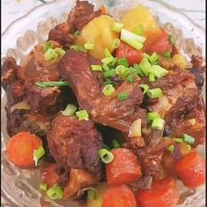 紅燒豬大骨的做法-咸鮮味燒菜譜