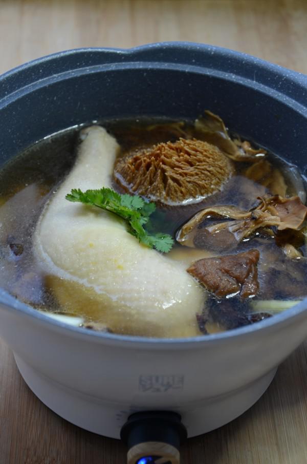 菌菇燉雞湯的做法-家常味燉菜譜