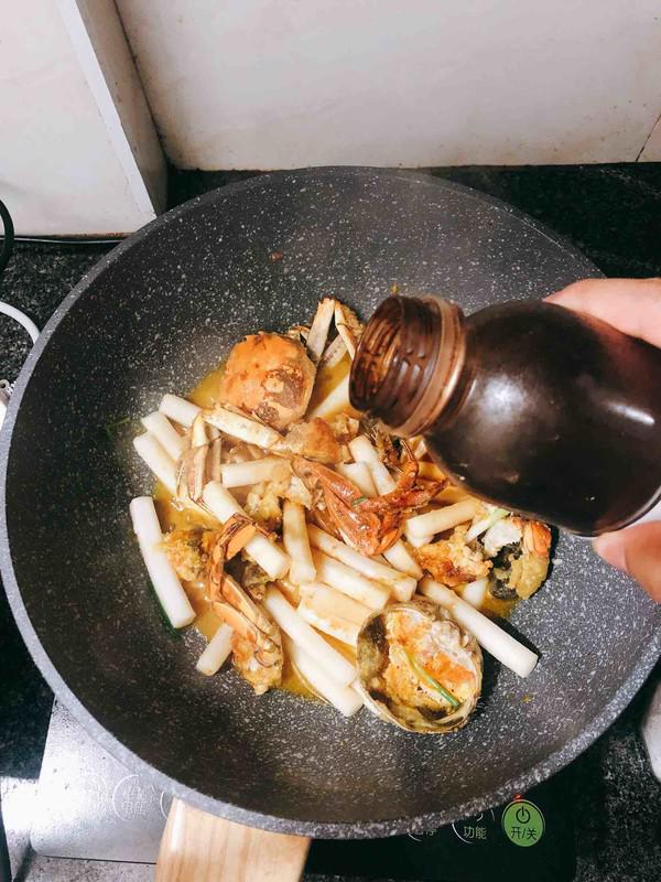 螃蟹炒年糕的做法-咸鮮味炒菜譜