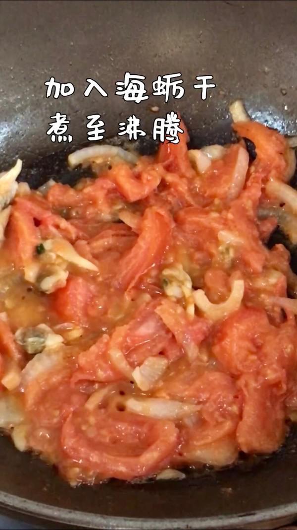 海蠣干番茄炒雞蛋的做法-咸鮮味炒菜譜