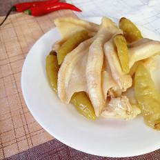 泡椒鴨掌的做法-酸辣味泡菜譜