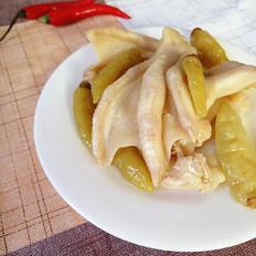 泡椒鴨掌的做法-酸辣味泡菜譜