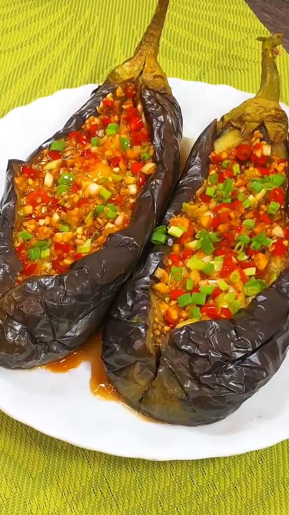 蒜泥蒸茄子的做法-家常味蒸菜譜