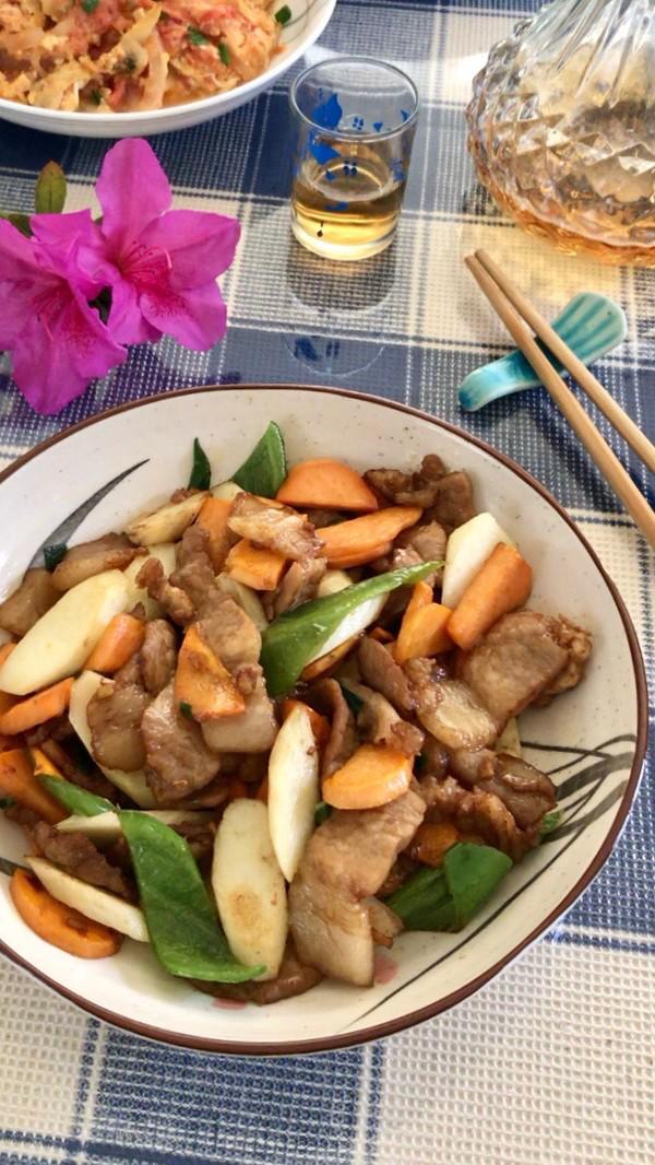 胡蘿卜山藥肉片的做法-咸鮮味炒菜譜-易網健康養生網 胡蘿卜山藥肉片的做法-咸鮮味炒菜譜