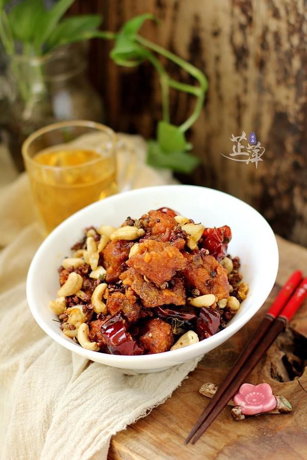 干煸腰果雞翅塊的做法-麻辣味炸菜譜