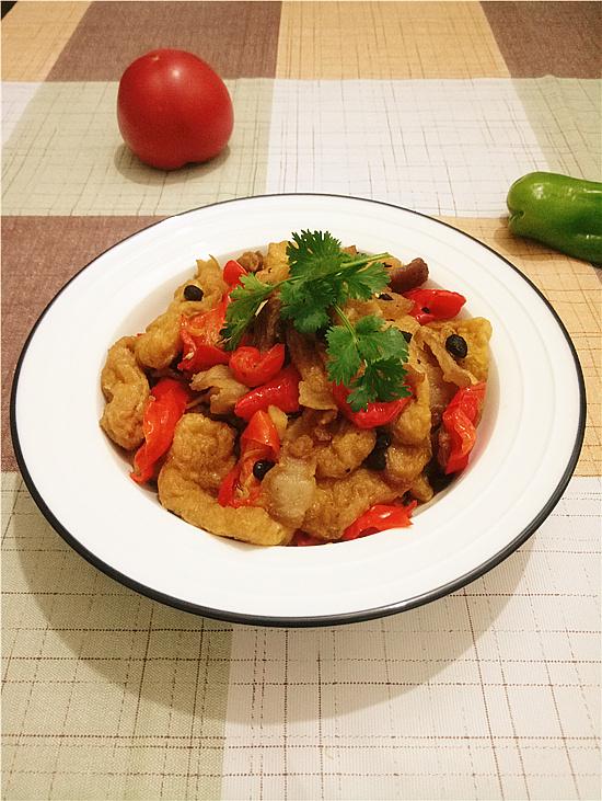 家鄉(xiāng)豆腐的做法-咸鮮味炒菜譜