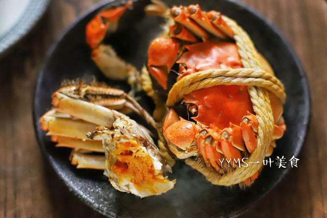 鹽焗大閘蟹的做法-咸鮮味烤菜譜