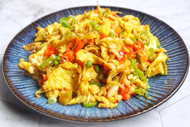 辣椒炒雞蛋的做法-香辣味炒菜譜