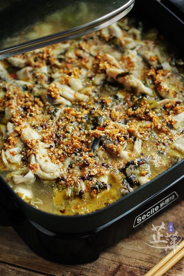 金蒜酸菜魚的做法-酸辣味煮菜譜