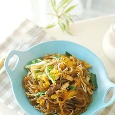 三鮮粉條的做法-咸鮮味炒菜譜