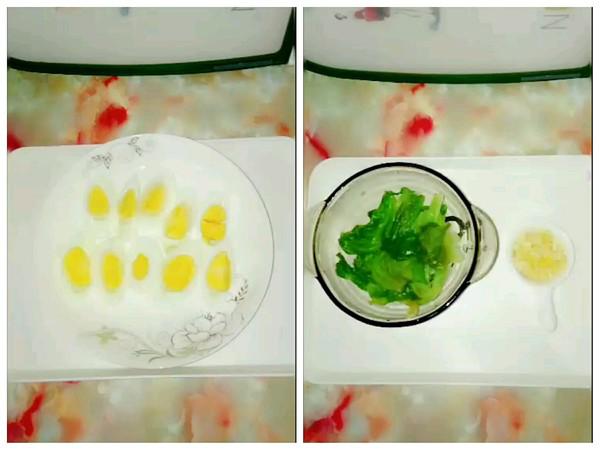 雞蛋蒜香生菜的做法-家常味灼菜譜