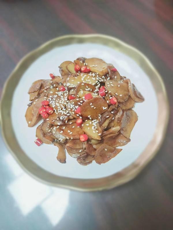 干煸杏鮑菇的做法-家常味干煸菜譜