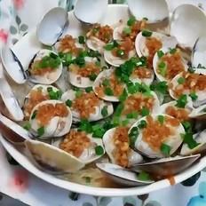 蒜蓉粉絲蒸花貝的做法-咸鮮味蒸菜譜