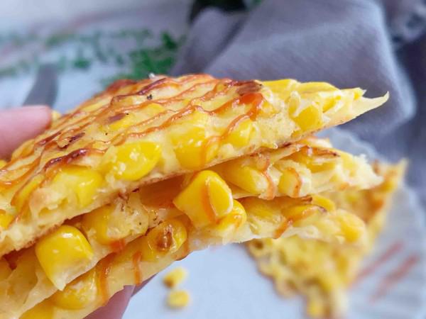 黃金玉米雞蛋餅的做法-甜味煎菜譜