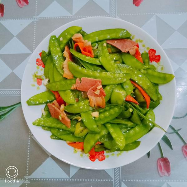 臘肉荷蘭豆的做法-家常味炒菜譜