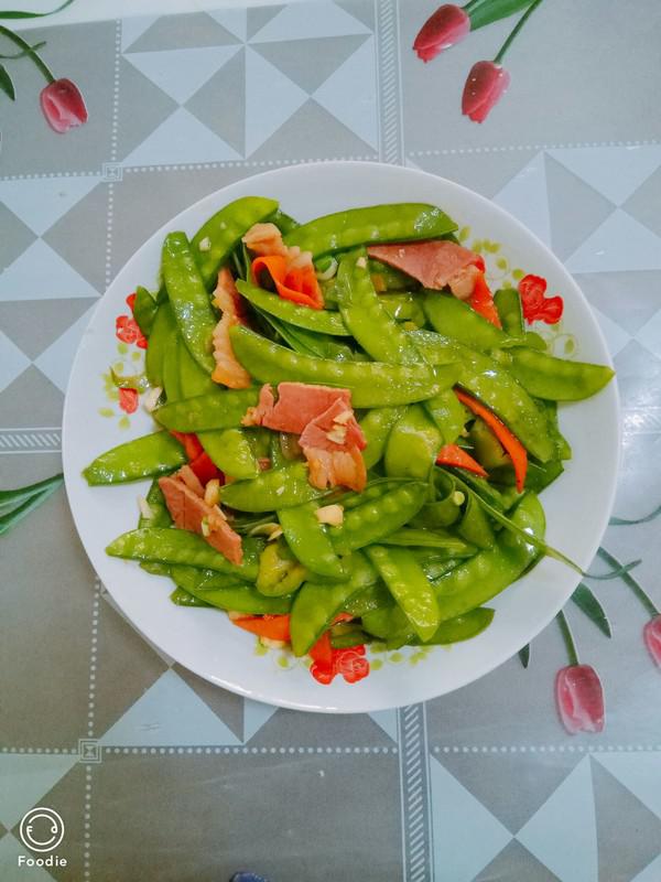 臘肉荷蘭豆的做法-家常味炒菜譜