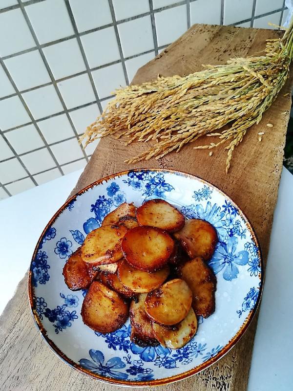 香煎杏鮑菇的做法-咸鮮味煎菜譜