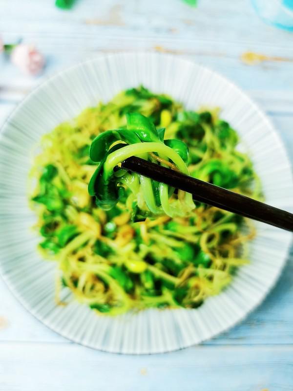 蒜香豆苗的做法-咸鮮味炒菜譜