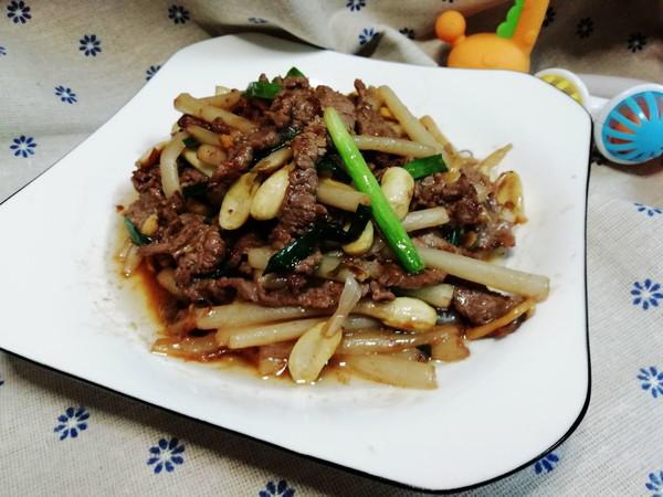 牛肉炒花生芽的做法-咸鮮味炒菜譜-易網健康養生網 牛肉炒花生芽的做法-咸鮮味炒菜譜