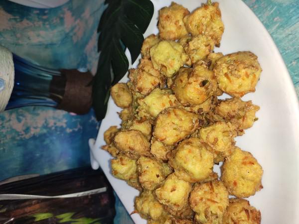 豆腐丸子的做法-咸鮮味炸菜譜