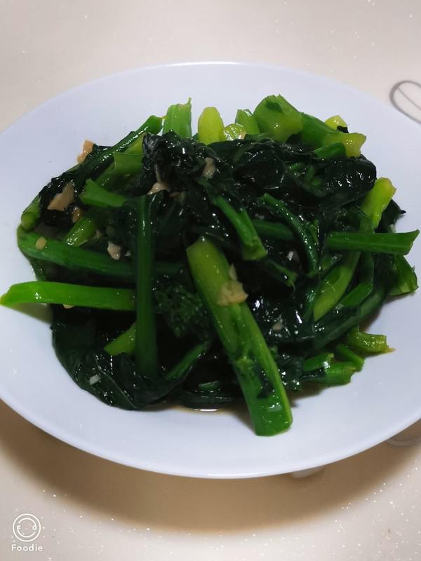 蒜蓉炒芥蘭的做法-家常味炒菜譜