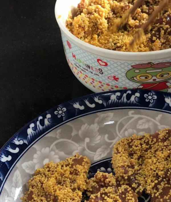 小米蒸雞肉的做法-家常味蒸菜譜