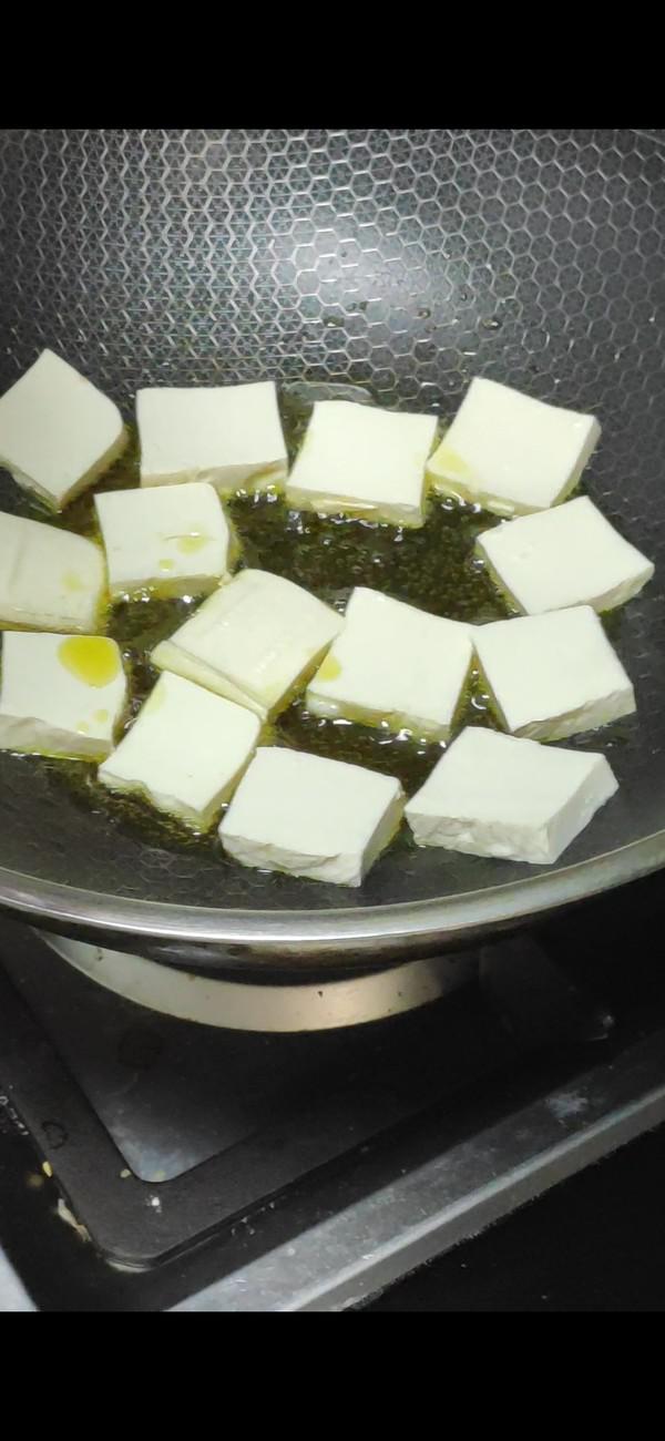 家常青菜豆腐，完美的搭檔，超級下飯！的做法-家常味煎菜譜
