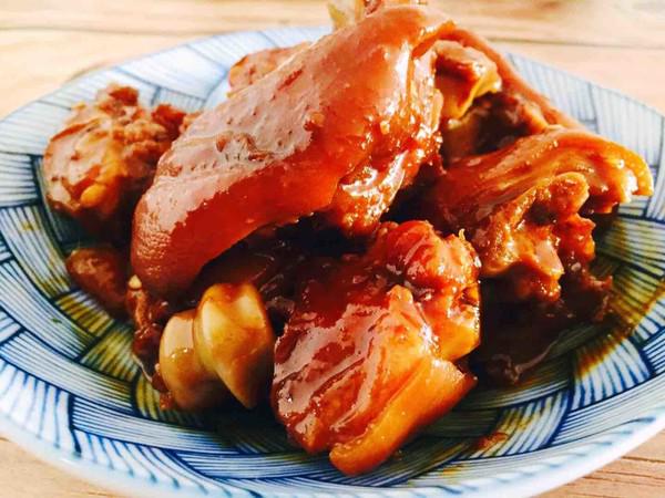 電飯煲豬蹄的做法-咸鮮味燜菜譜