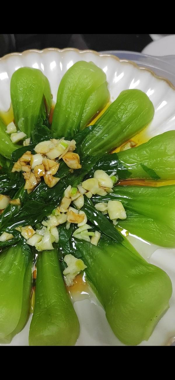 蒜蓉翡翠菜的做法-家常味煮菜譜