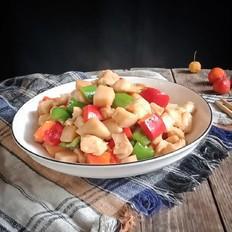 彩蔬雞丁的做法-家常味炒菜譜