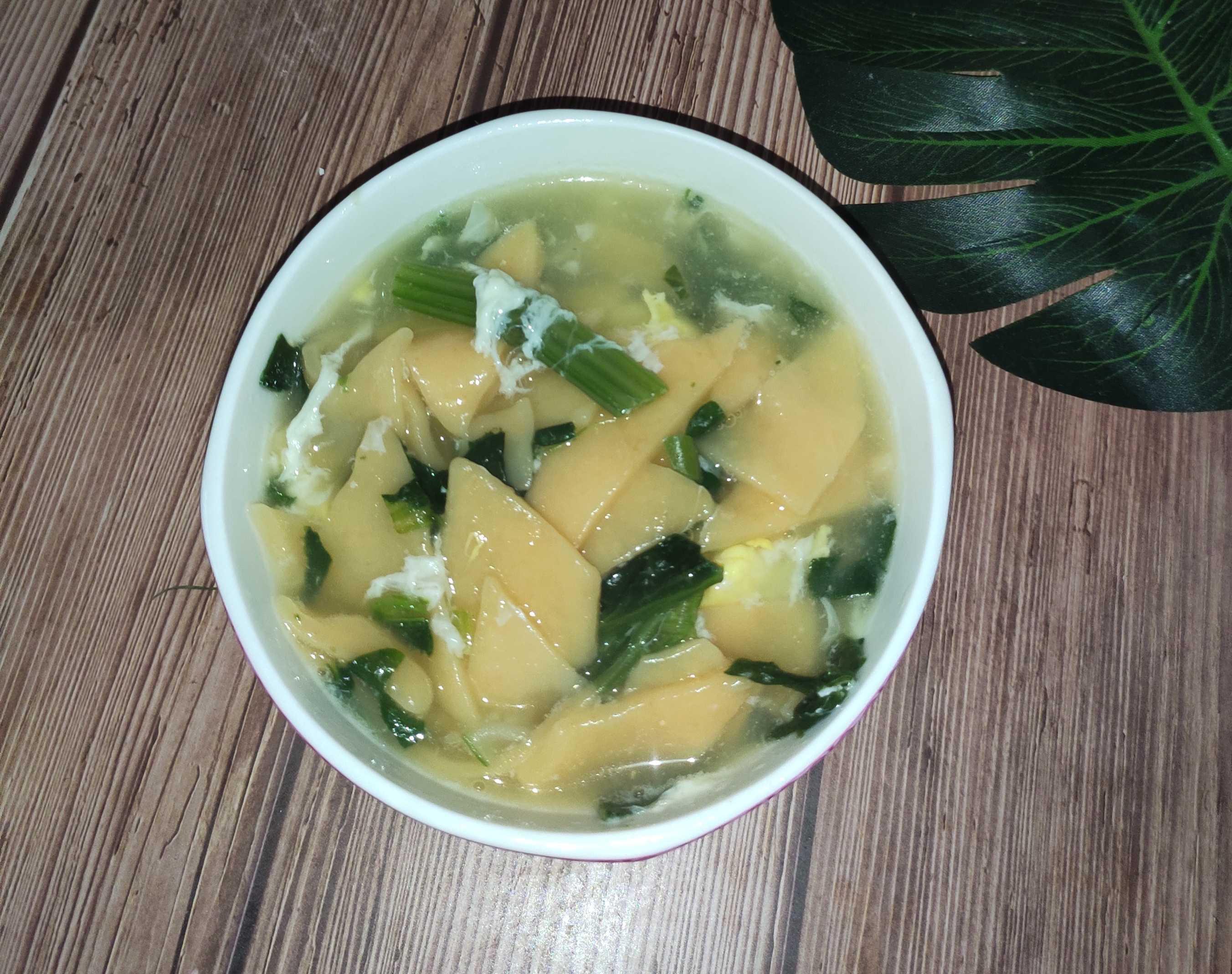 蔬菜面片湯的做法-咸鮮味煮菜譜