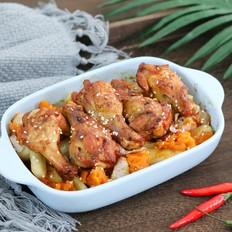 南瓜焗翅根的做法-家常味烘焙菜譜