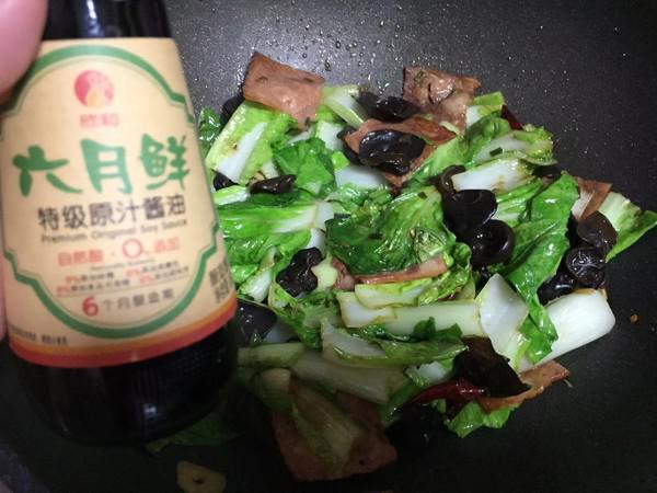 培根炒快菜的做法-咸鮮味炒菜譜