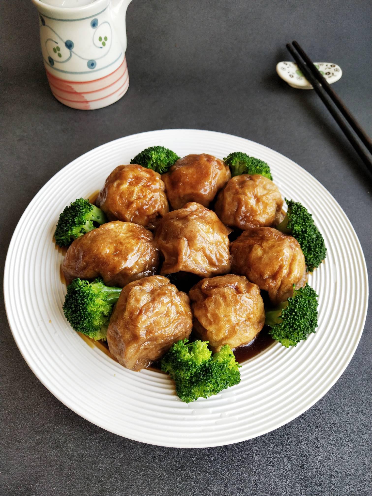 油面筋釀肉的做法-咸鮮味煮菜譜