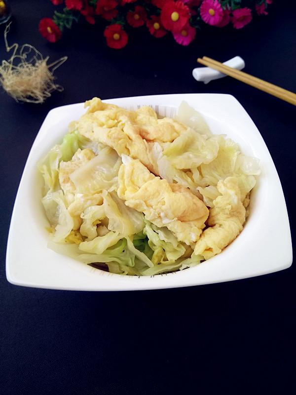 包菜炒雞蛋的做法-咸鮮味炒菜譜