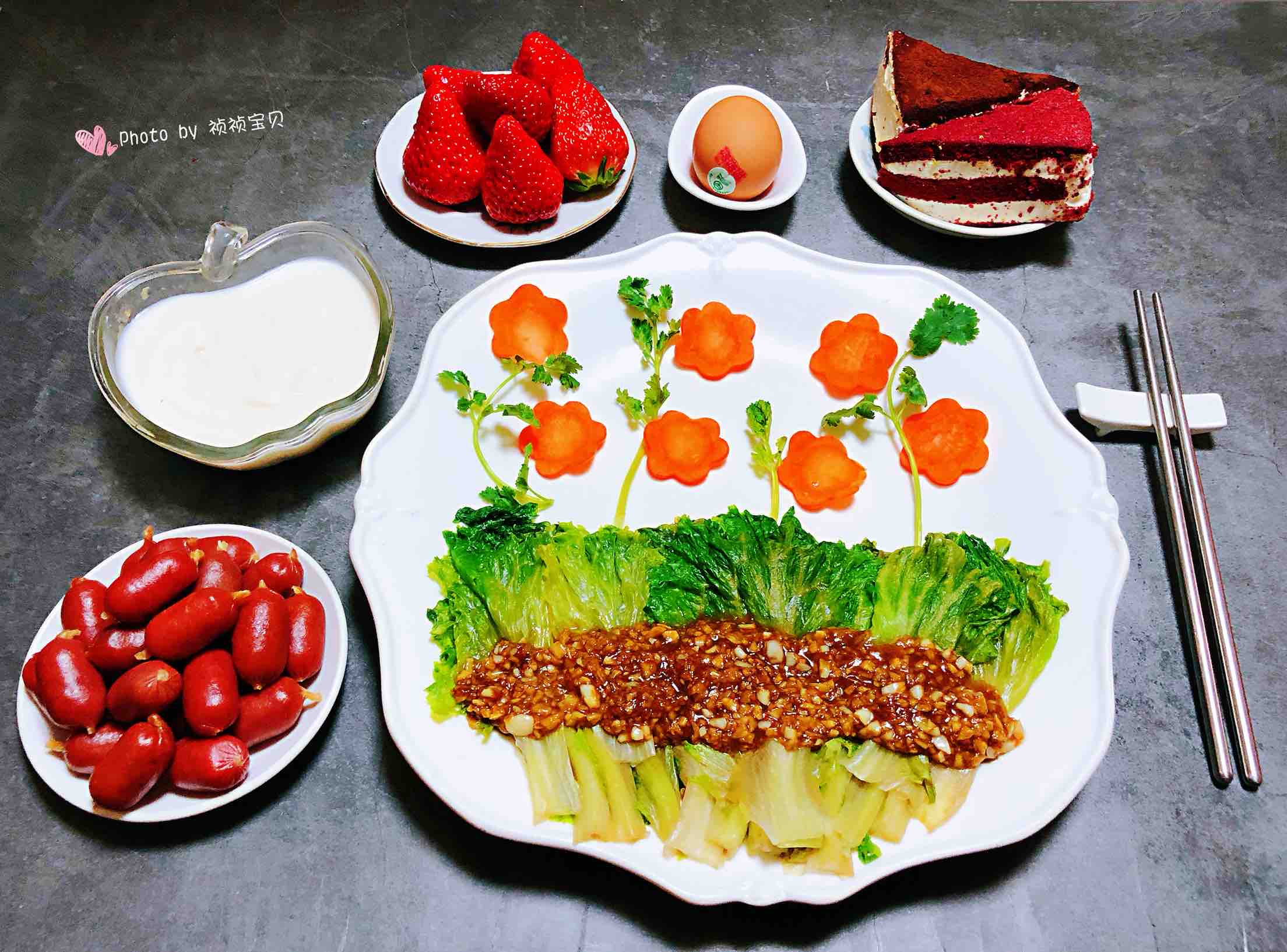 蠔油蒜蓉生菜的做法-咸鮮味煮菜譜