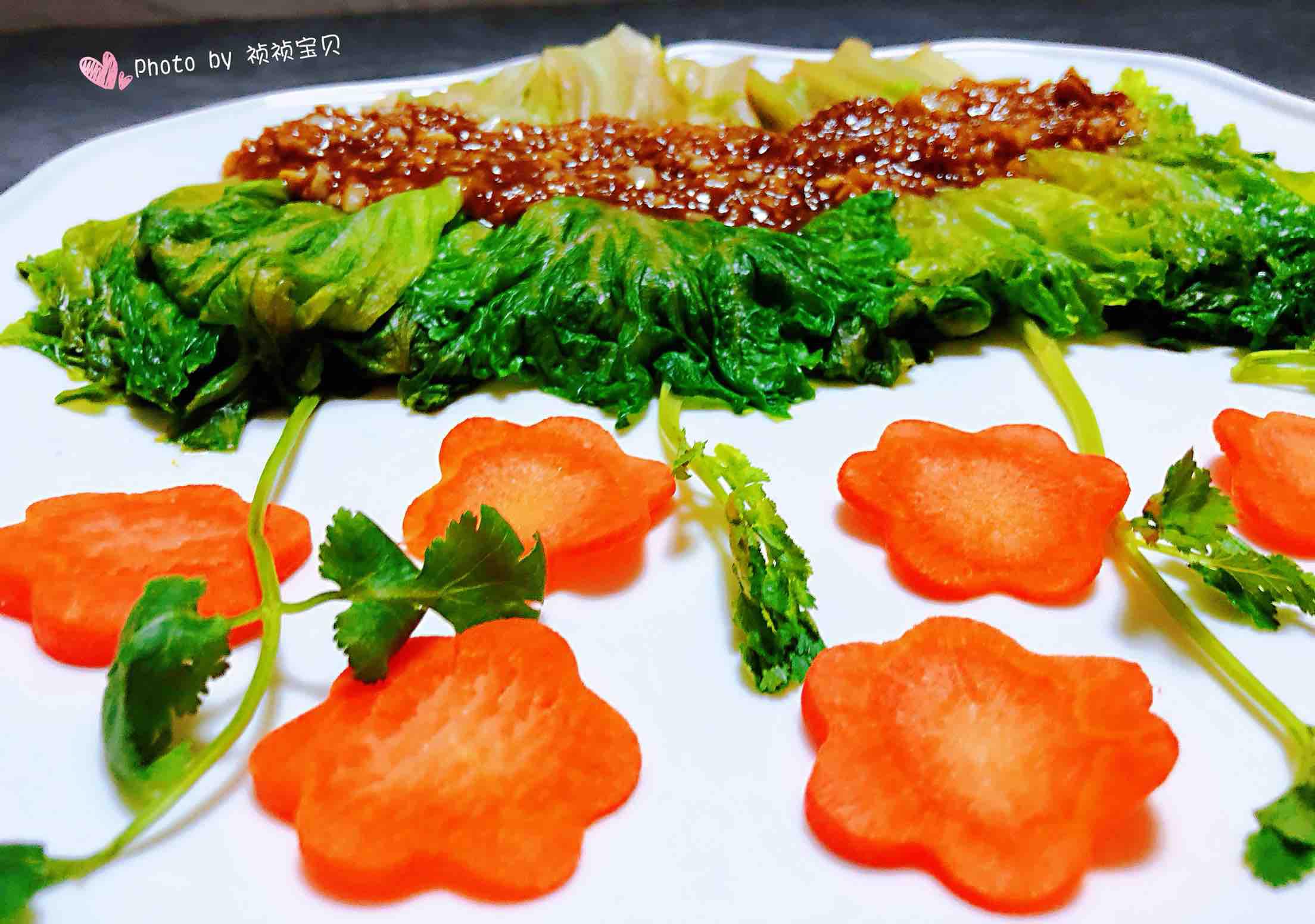 蠔油蒜蓉生菜的做法-咸鮮味煮菜譜