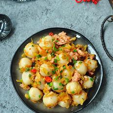 炒糯米糍的做法-家常味炒菜譜