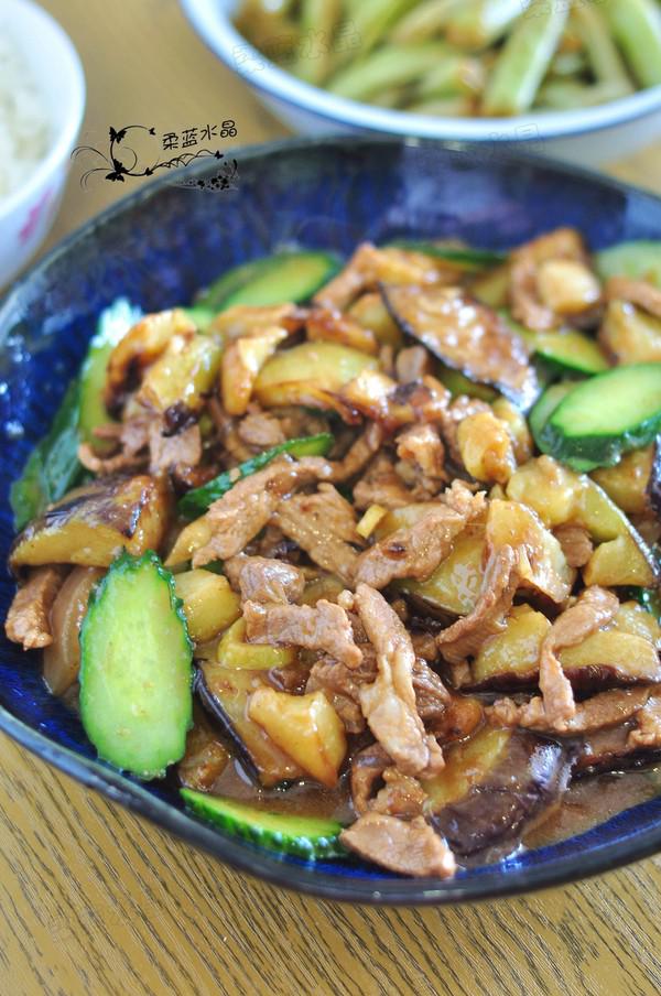 茄子炒肉的做法-家常味炒菜譜