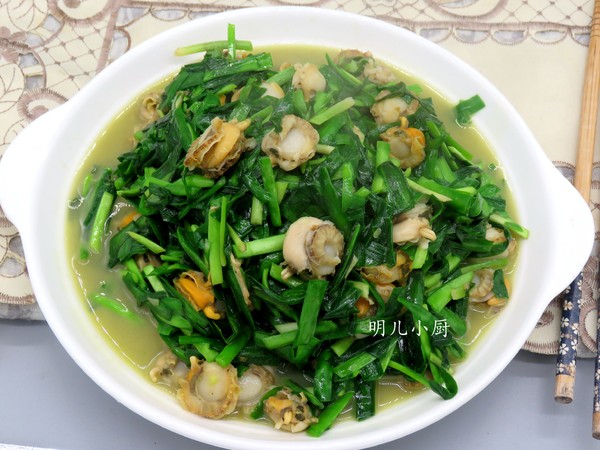 韭菜炒扇貝的做法-家常味炒菜譜