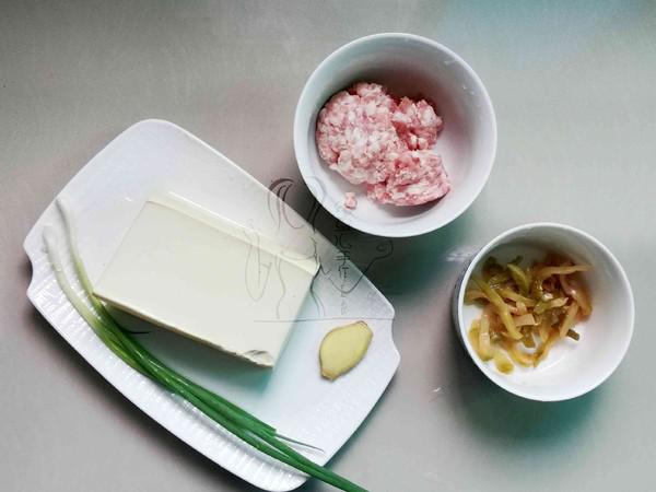 肉末榨菜蒸豆腐的做法-家常味蒸菜譜