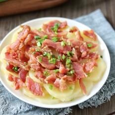 臘雞腿蒸土豆的做法-咸鮮味蒸菜譜