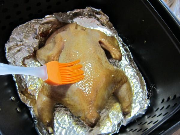 空氣炸鍋版烤雞的做法-家常味烘焙菜譜