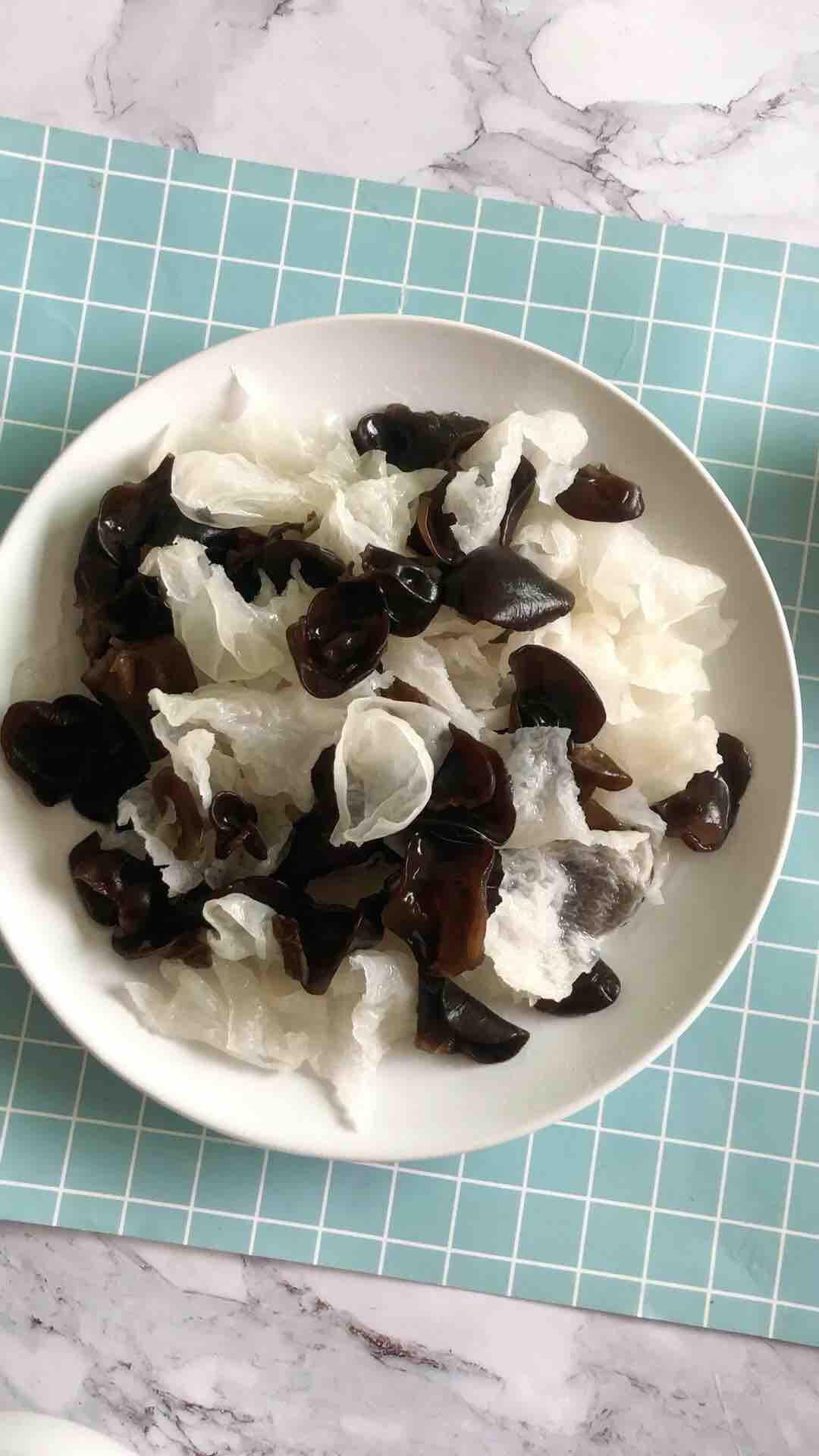 涼拌雙耳的做法-家常味拌菜譜